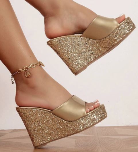 golden heels