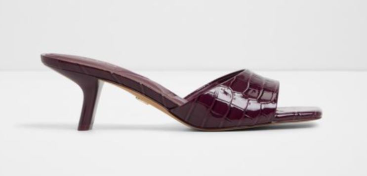 ALDO Enchanting In Bordo Dress Sandals