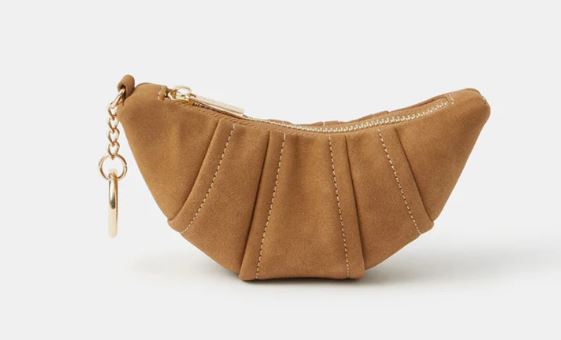 Accessorize Tan Croissant Coin Purse