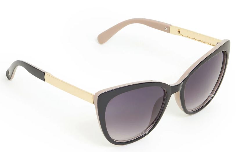 Accessorize Classic Black Cateye Sunglasses