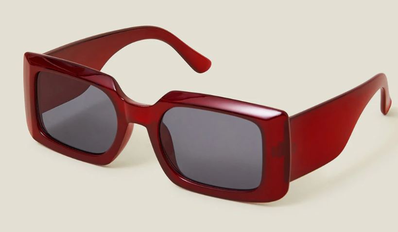 Accessorize Chunky Rectangle Sunglasses