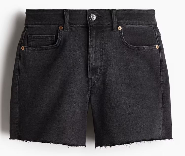 Black Jean Short