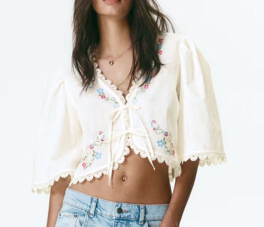 H&M White Top