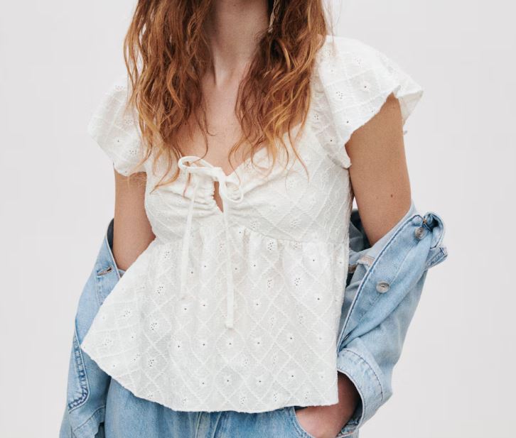 H&M White Top