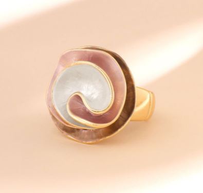 Brown earring